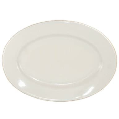 Int'l Tableware RO-47 Roma American White 8.25 x 5.9 Platter