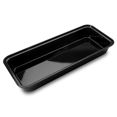 Delfin DFBRC15810 Black 15 x 8 x 2" Market Tray - 6 / CS