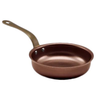 Steelite GWSMF13CV Genware Vintage Copper Finish 15 oz Fry Pan - 6 / CS