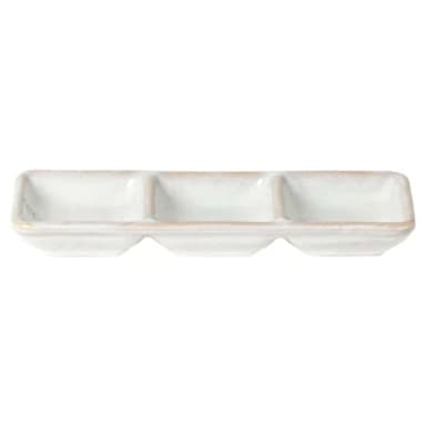 Costa Nova RTR181-BRA Roda Branca 6.9 x 2.63 in. 3 Cmpt Tray - 2 / CS