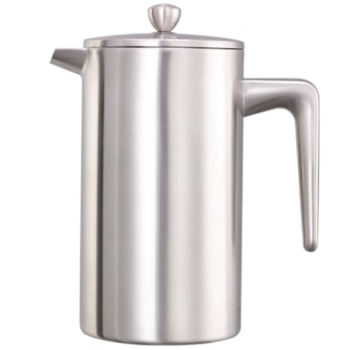 Service Ideas PDWSA1000BS Brushed S/S 33.8 oz Double Wall French Press