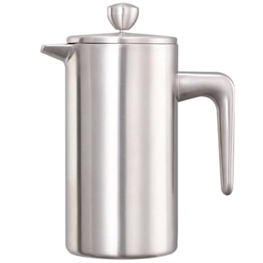 Service Ideas PDWSA350BS Brushed S/S 12 ounce Double Wall French Press