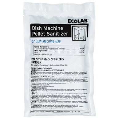 Kay Chemical 1110037 Dish Machine Sanitizer Pellet - 4000 / CS