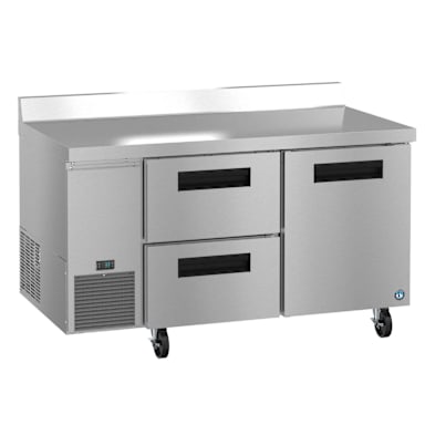 Hoshizaki WLR60B-D2 Sidemount 60 in. Worktop Refrigerator w/ 2 Drawers