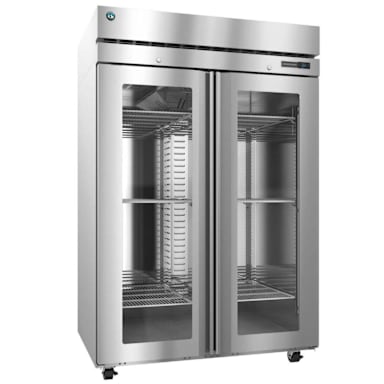 Hoshizaki R2A-FGEN Full Glass Door 2-Sect. Narrow Upright Refrigerator