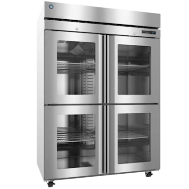 Hoshizaki R2A-HGE Half Glass Door 2 Section Upright Refrigerator