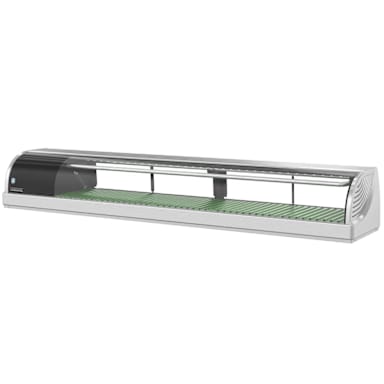 Hoshizaki HNC-180BA-L-SLH Left Stainless 6' Sushi Case w/ LED Lights