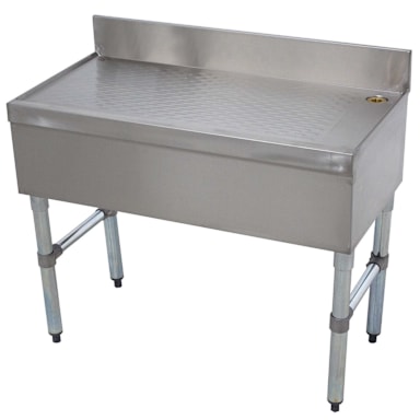 Advance Tabco SLD-12-X 12 x 18 x 33"H Bar Type Drainboard