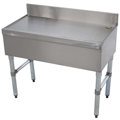 Advance Tabco SLD-30-X 30 x 18 x 33"H Bar Type Drainboard
