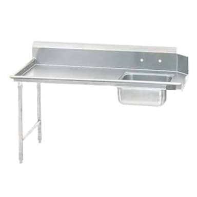 Advance Tabco DTS-S70-48L-X S/S Left 47"W Straight-Soil Dishtable