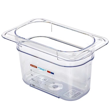 Araven 09837 GN 1/9 Size Food Pan 4 in Deep