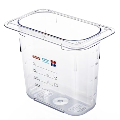 Araven 09838 GN 1/9 Size Food Pan 6 in Deep
