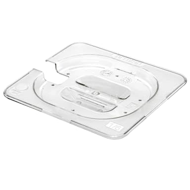Araven 84018 GN 1/6 Size Notched Contact Lid