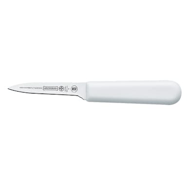 MundialĀ® W5601-3 1/4 White Handled 3-1/4" Chef Style Paring Knife