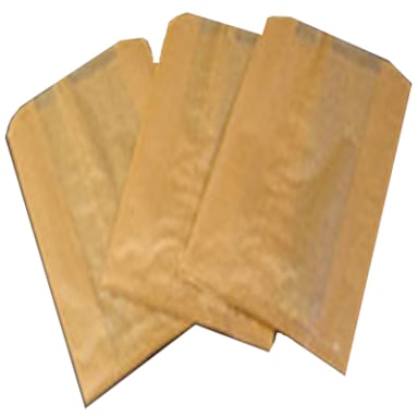Darling Foodservice 5002862 7.5 x 3.5 x 10.25" Sanitary Napkin Disposal Wax Bag Liner