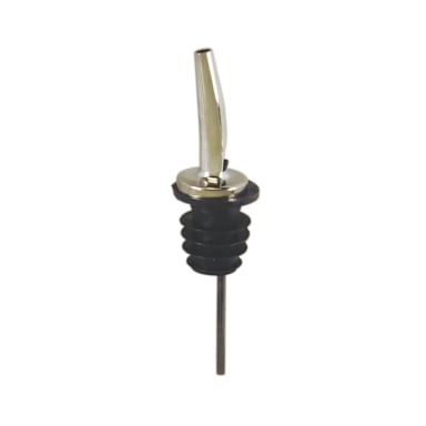 Spill-Stop 282-50 Chrome Tapered Pourer With Plastic Vent - Dozen