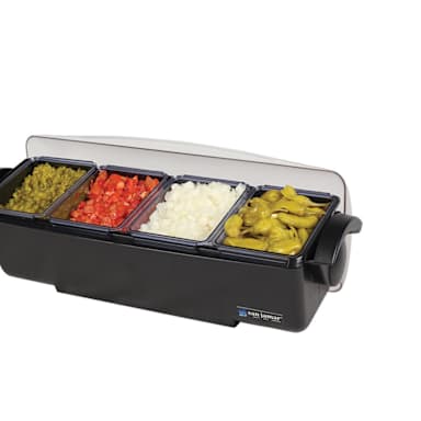 San Jamar® BD4004 The Dome® 12 Pint Garnish Center