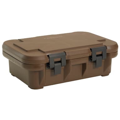 Cambro UPCS140131 S-Series Dark Brown Ultra Deep Pan Food Pan Carrier