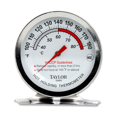 Taylor Precision 5980N Commercial 100 - 180°F Oven Thermometer