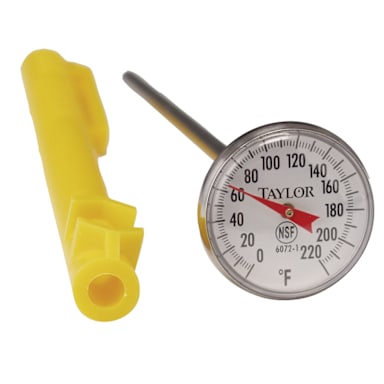 Taylor Precision 3621N Anti Microbial 0 - 200°F Pocket Thermometer