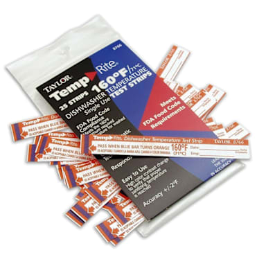 Taylor Precision 8766 TempRite® Dishwasher Temp Strip
