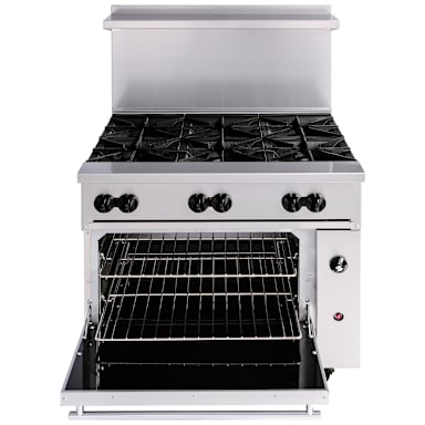 Vulcan 36S-6BN Endurance Natural Gas Range with Standard Oven