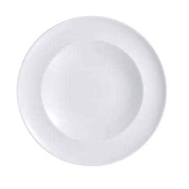 Arcoroc R0903 Vintage White Porcelain 9.75" Brunch Plate