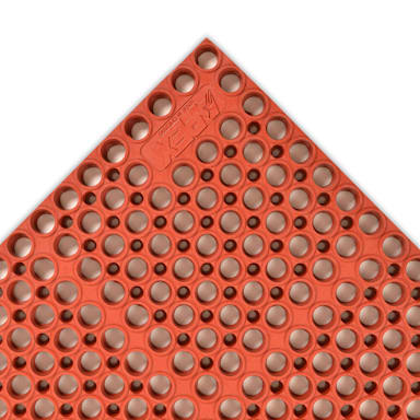 Notrax 182-766 Red San-Eze II Grease Resistant 39 x 58.5" Floor Mat