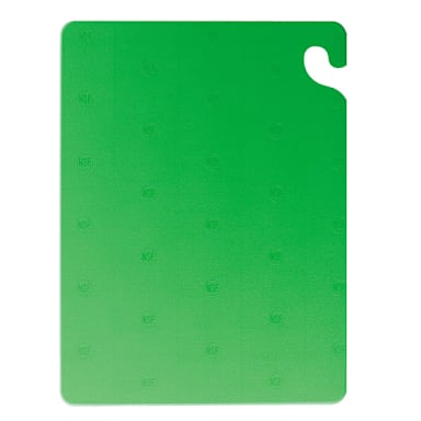 San Jamar CB182412GN Cut-N-Carry Green 18 x 24" Cutting Board