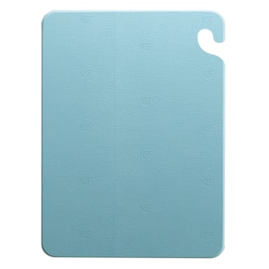 San Jamar CB182412BL Cut-N-Carry® Blue 18 x 24" Cutting Board