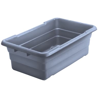 Win-Holt® WHPL-8GY Gray Polyethylene Lug without Lid