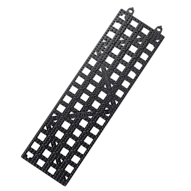 San Jamar VM5180BK Versa-Mat® 3.5" x 12" Black Bar Strip