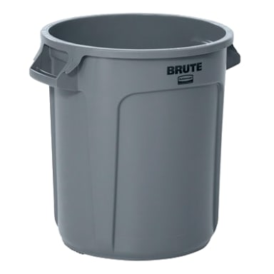 Rubbermaid FG261000GRAY BRUTE 10 Gallon Container without Lid