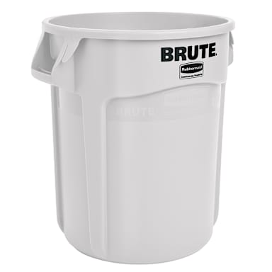 Rubbermaid FG262000WHT BRUTE White 20 Gallon Container without Lid
