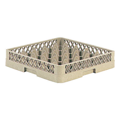 Traex® TR6 Beige 25 Compartment Glass Rack