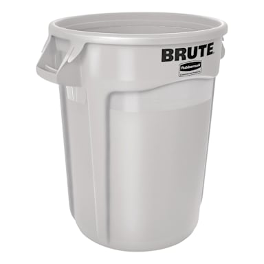 Rubbermaid FG263200WHT BRUTE White 32 Gallon Container without Lid