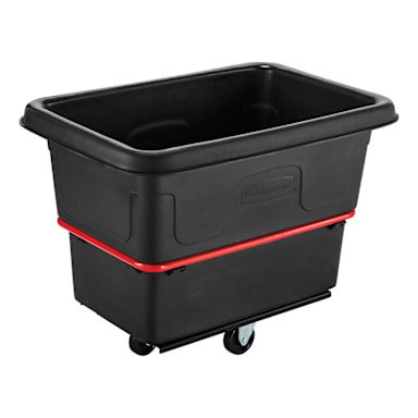 Rubbermaid FG470800BLA Black Heavy Duty 8 Cu. Foot Utility Truck