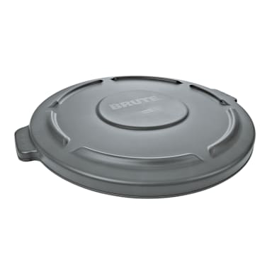 Rubbermaid FG264560GRAY BRUTE Gray Lid for 44 Gallon Round Containers