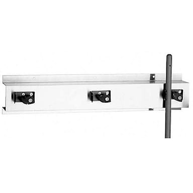 Bobrick B-223X36 Stainless 36" Mop & Broom Holder
