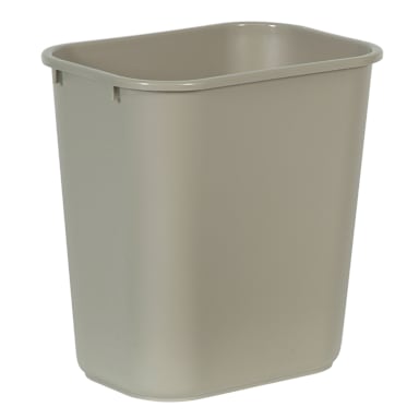Rubbermaid FG295600 Medium Beige 28 Quart Wastebasket
