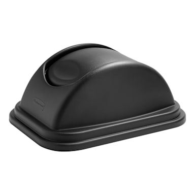 Rubbermaid FG306700BLA Black Swing Top f/ 2957 Wastebasket