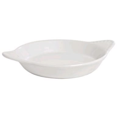 Tuxton BWN-1202 15 Oz. Round White Shirred Egg Dish