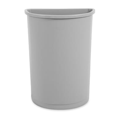 Rubbermaid FG352000GRAY Untouchable Half Round 21 Gallon Container