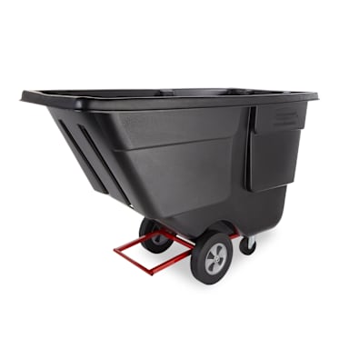 Darling Foodservice Black Utility 1250 lb Tilt Truck