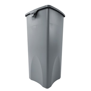 Rubbermaid FG356988GRAY Untouchable Square 23 Gallon Container