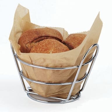 G.E.T. 4-22780 Chrome S/S 5.38" Round Bucket Basket