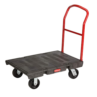 Rubbermaid FG440600BLA Black Handled 1000 lb Platform Truck