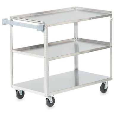 Vollrath® 97140 Extra Heavy Duty S/S 3-Shelf Utility Cart