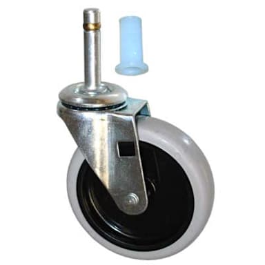 SpecialMade® 3424-L6 Gray 4" Swivel Caster With Insert