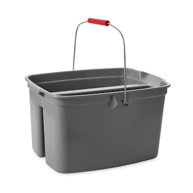 Rubbermaid FG262888GRAY Gray 19 Quart Double Pail